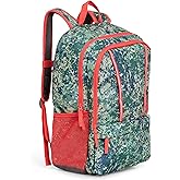Lands' End Unisex Kids Large ClassMate Lightweight Durable Elementary School Backpack, Dusty Olive