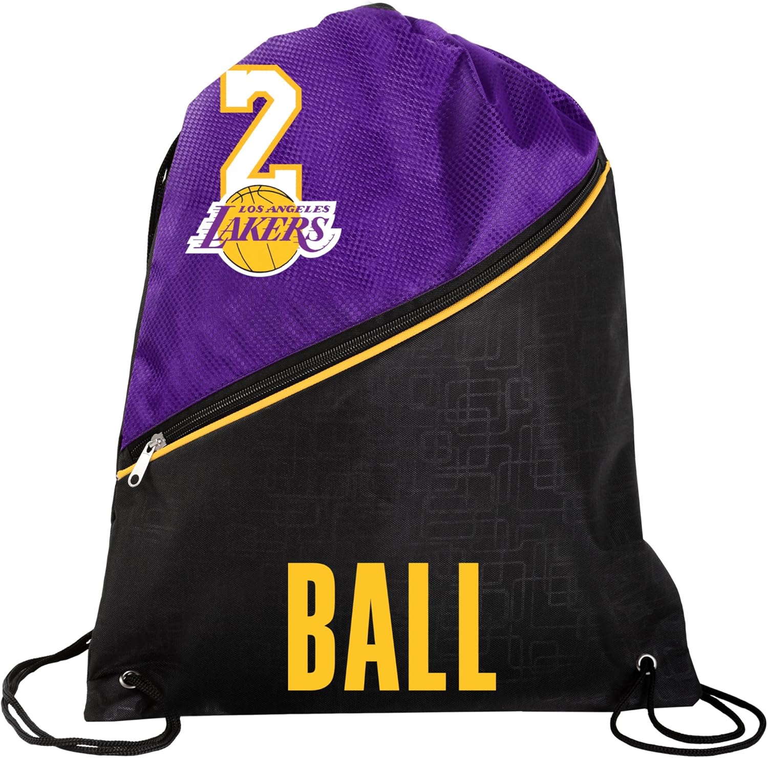 lakers drawstring bag