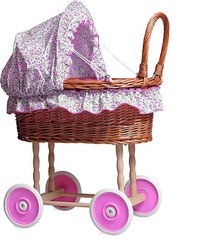 kids wicker pram