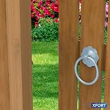 XFORT Zinc Ring Gate Latch Garden Door Catch Auto Gate Ring Latch view 5