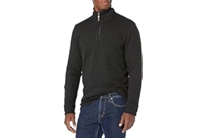 Amazon Essentials Men's Quarter-Zip French Rib Sweater, Casual Wear
