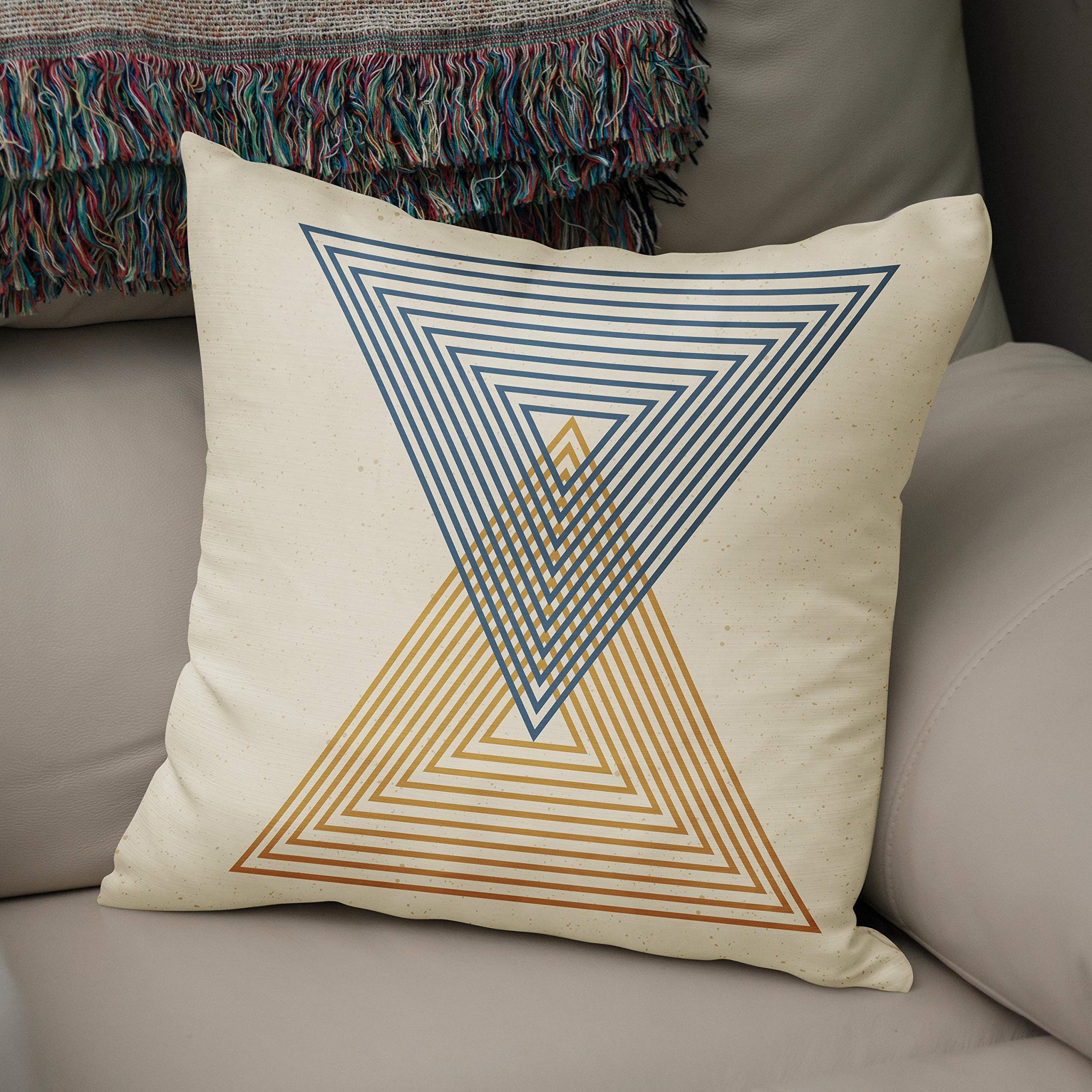Bonamaison, Decorative Cushion Cover - 50% Cotton 50% Polyester - 43x43cm - Designed and Manufactured in Turkey