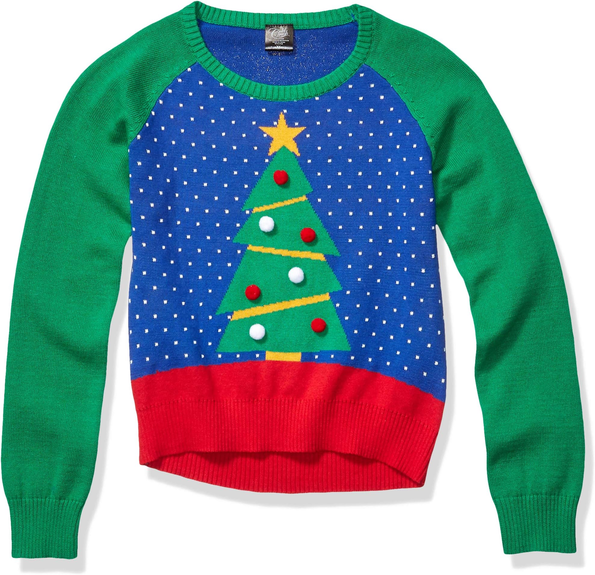 Cold Crush Girls' Ugly Christmas Sweater