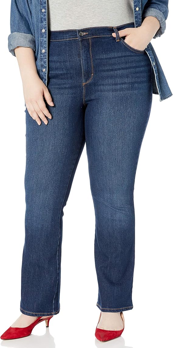 Gloria Vanderbilt Women's Plus Size Amanda Bootcut Jean at Amazon Women