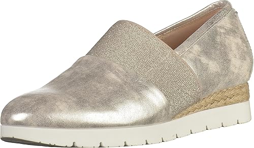 women's silver leather loafers