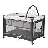 Pamo Babe Pack and Play with Bassinet, Portable Playard for Baby