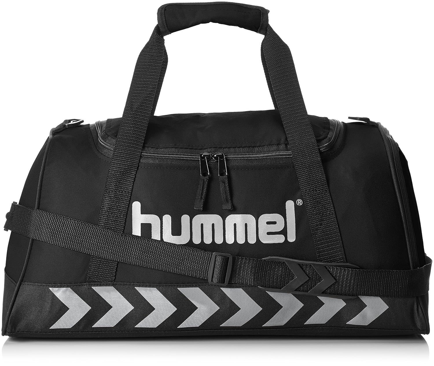 Hummel Authentic Sports Bag, Colour Black, SizeS, 50 x 27 x 23
