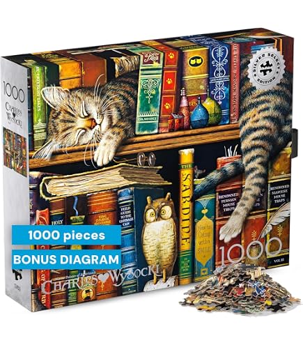 Ceaco Tracy Flickinger Lake Cottage 1000-Piece Jigsaw Puzzle - Vibrant Art, Family Activity, Made In USA