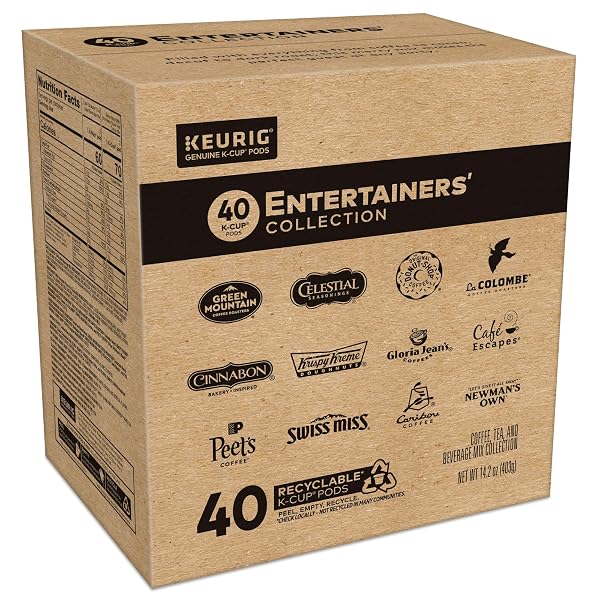 KEURIG® ENTERTAINERS VARIETY PACK, KEURIG SINGLE SERVE K-CUP PODS, 40CT