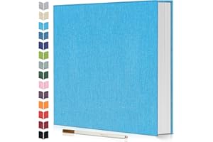 Artfeel Photo Album Self Adhesive Scrapbook,Large Photo Book for 4x6,5x7,8x10 Pictures,DIY Album for Baby Wedding Family Travel Birthday,with Metallic Pen and Scraper