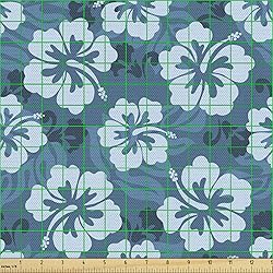 Lunarable Hawaiian Fabric by The Yard, Hawaiian