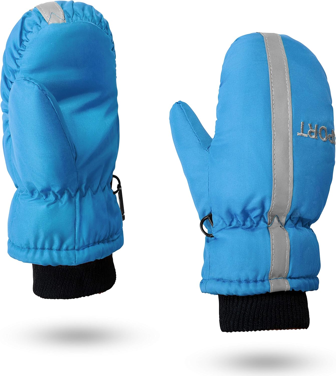 Kids Ski Snow Gloves for Toddler Girl 2T 5T (BLUE) Clothing