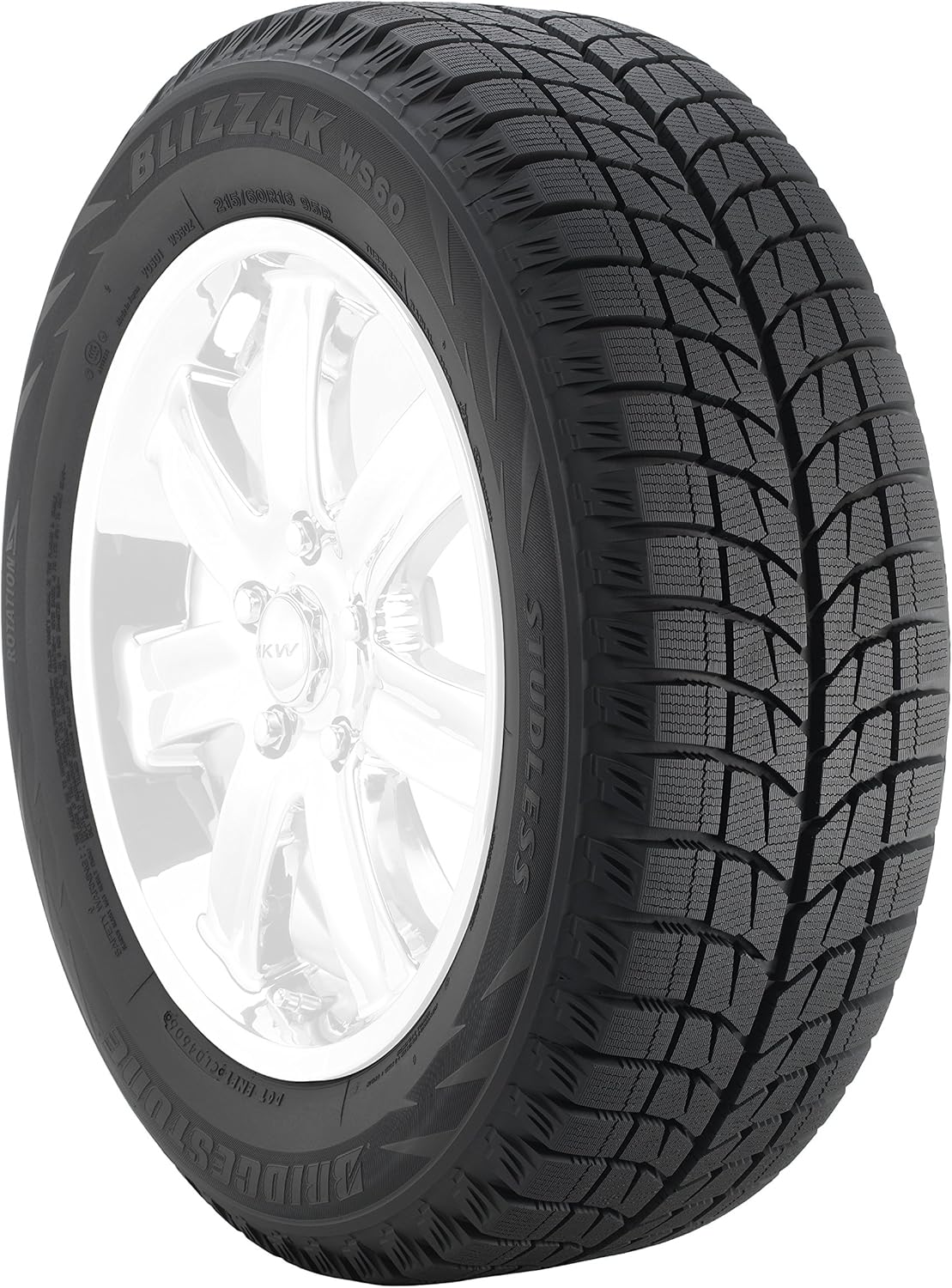 Bridgestone Blizzak WS60 Studless Ice & Snow Tire Radial