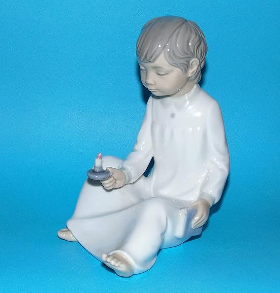 Nao by Lladro ornament Figurine 'Boy with Candle' ornament 1st quality