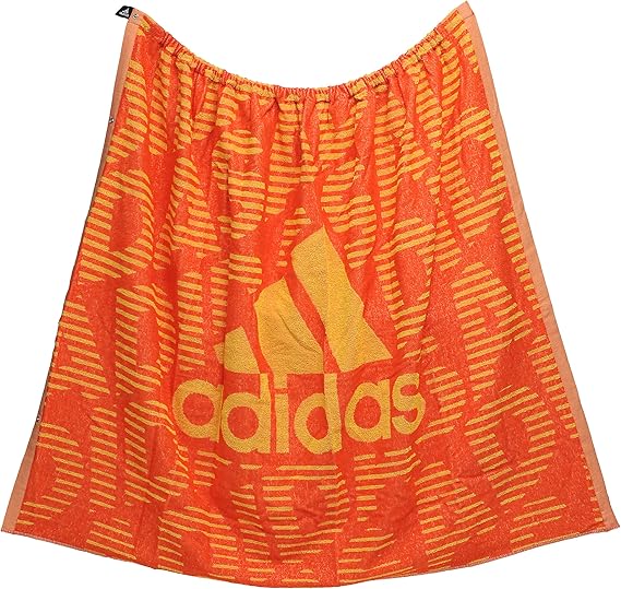 Amazon アディダス タオル ラップタオル 大 Jdv60 ボーイズ オレンジ ショックイエロー Gf6924 1 水着 通販