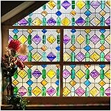 Beautsaid Window Privacy Film Stained