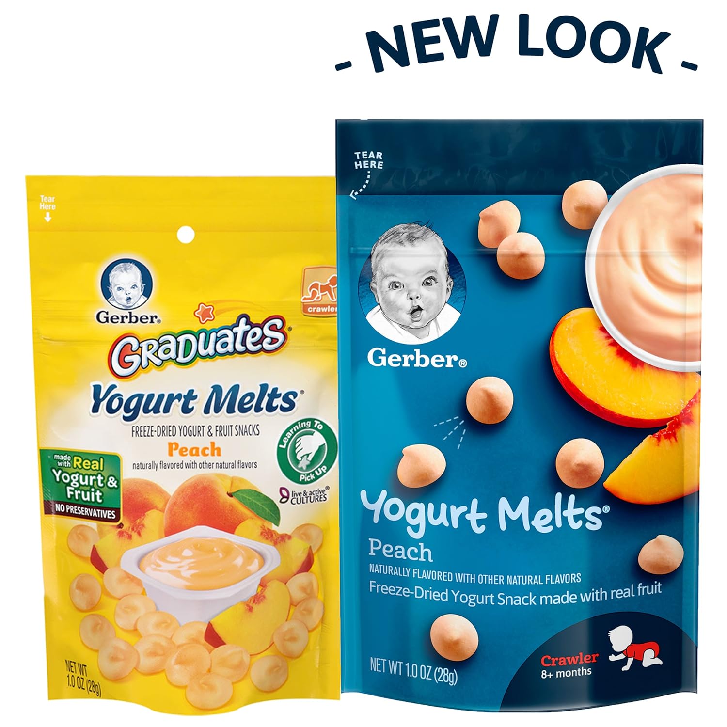 gerber peach yogurt