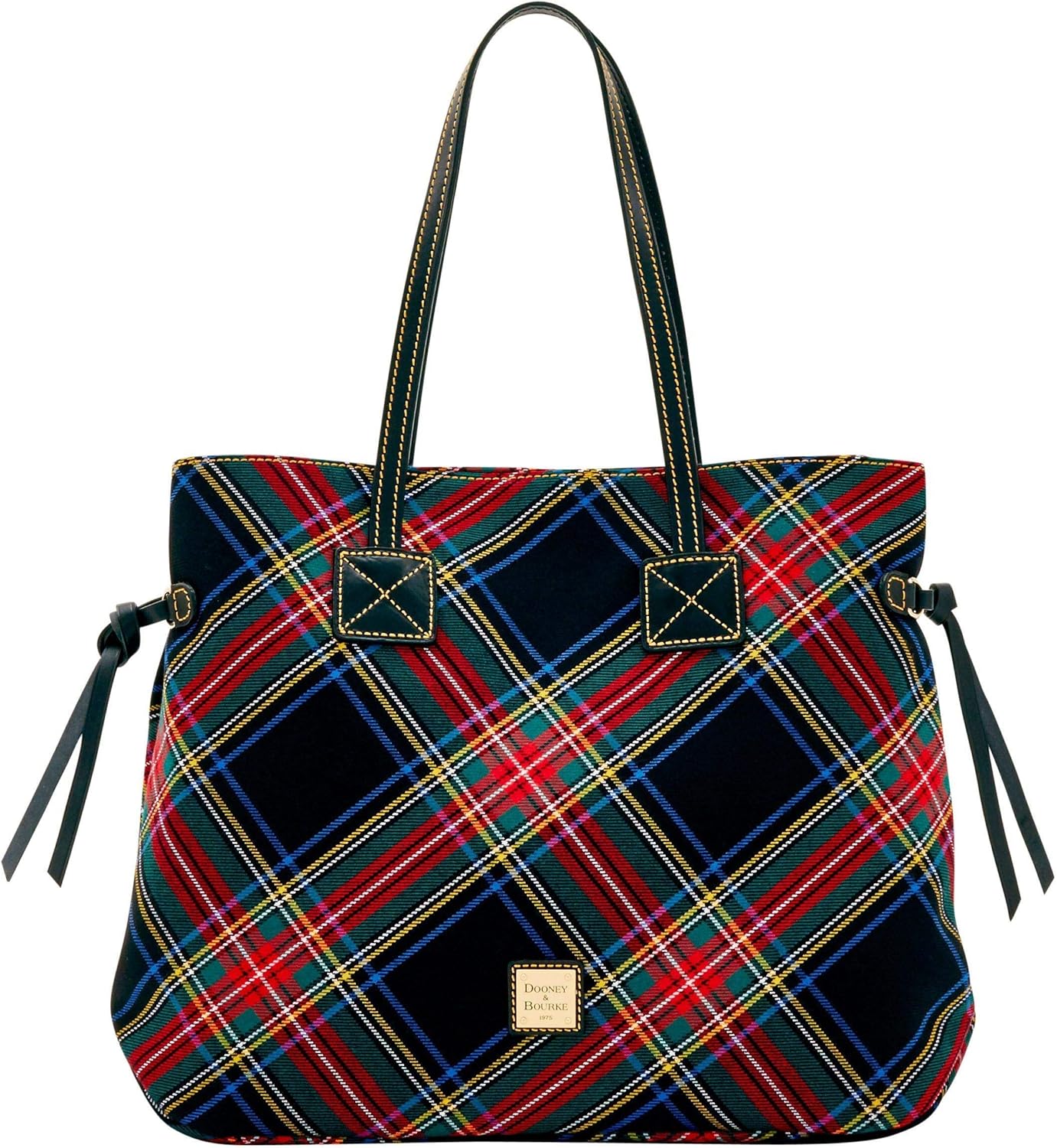 dooney and bourke plaid tote