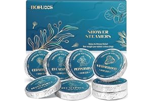 Shower Steamers Aromatherapy – Birthday & Christmas Gifts for Men Teen Dad, Stocking Stuffers White Elephant Gifts for Adults