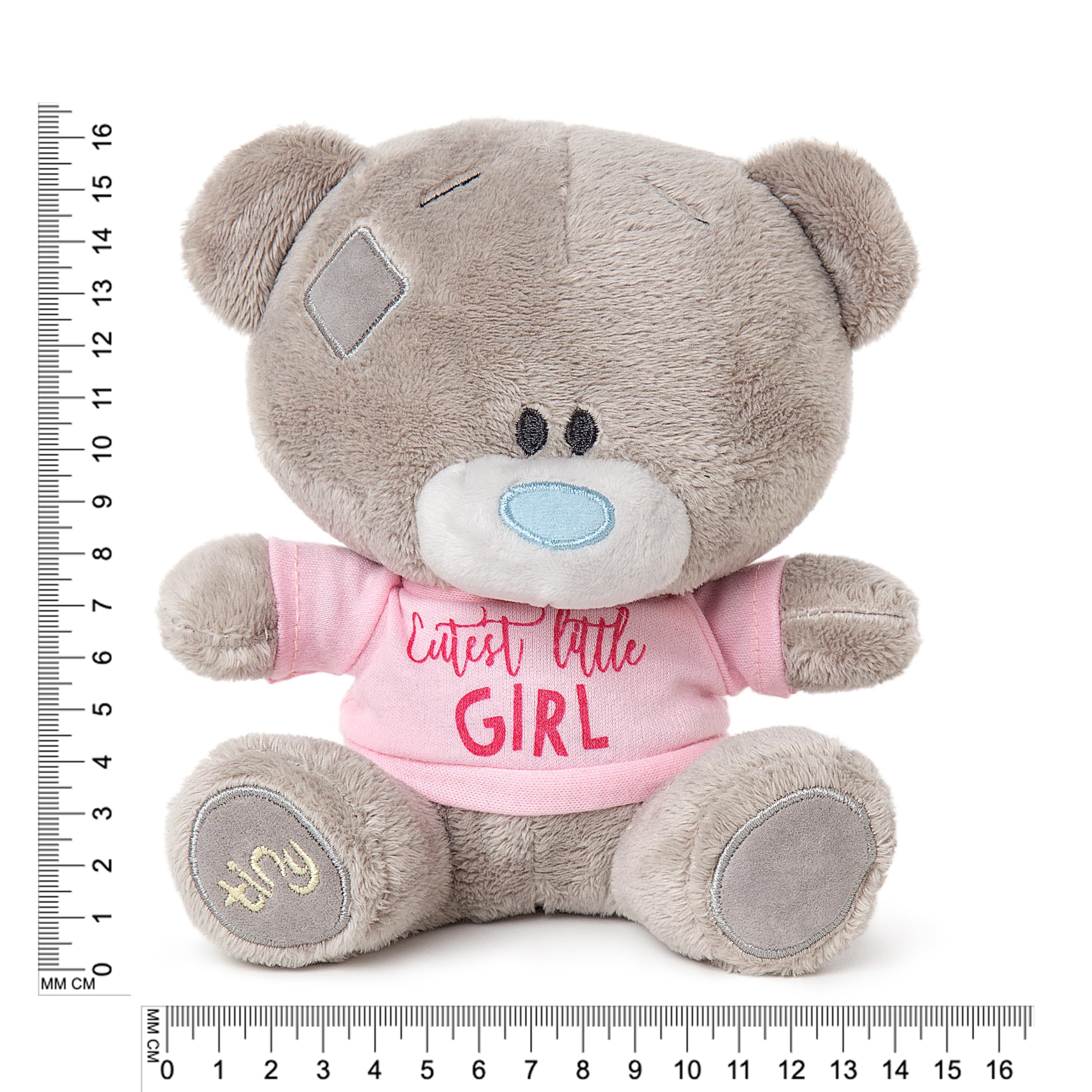 Me To You Tiny Tatty Teddy Cutest Little Girl Teddy Bear - Baby Safe,Blue,grey,pink