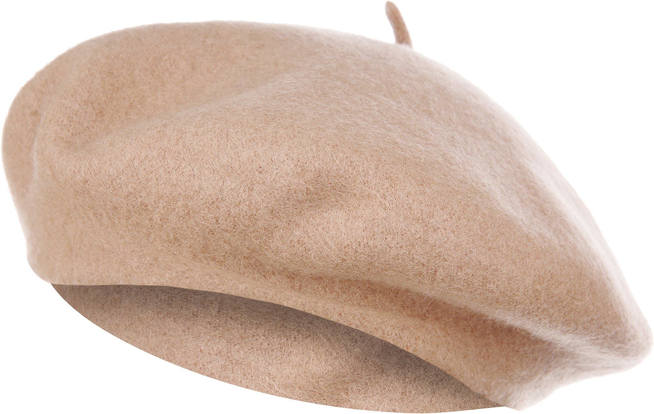 VGLOOKO French Style Classic Solid Color Wool Berets Beanies Cap Hats