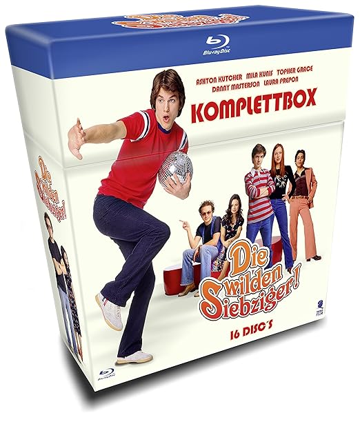 Die wilden Siebziger - Die Komplettbox mit allen 200 Folgen auf 1 (Cigarette Box mit Episodenguide und Fanposter)