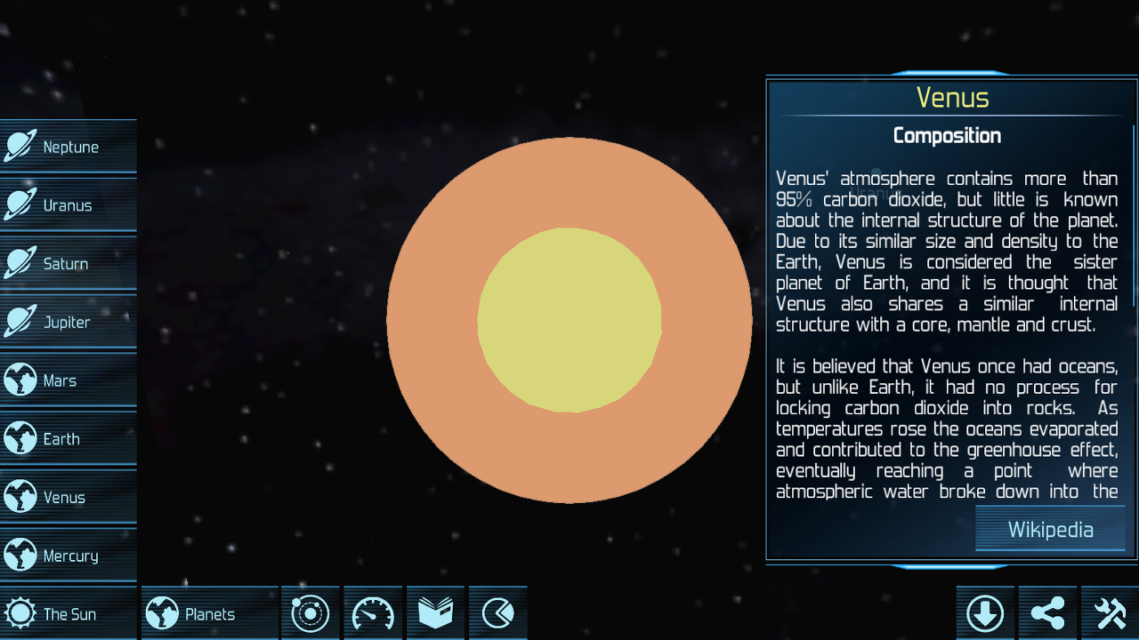 Solar System Explorer 3d