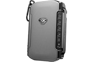 VAULTEK LifePod X Micro Weatherproof Electronic Lockbox Secure Travel Case Rugged Mini Portable Case with Backlit Keypad (Gunmetal)