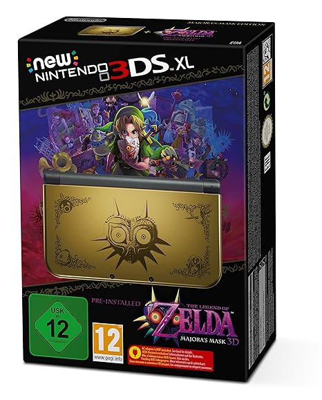 New Nintendo 3DS XL gold inkl. Legend of Zelda: Majora's Mask 3D