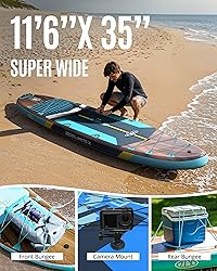 ZLX 11'6" Extra Large Inflatable Stand Up Paddle