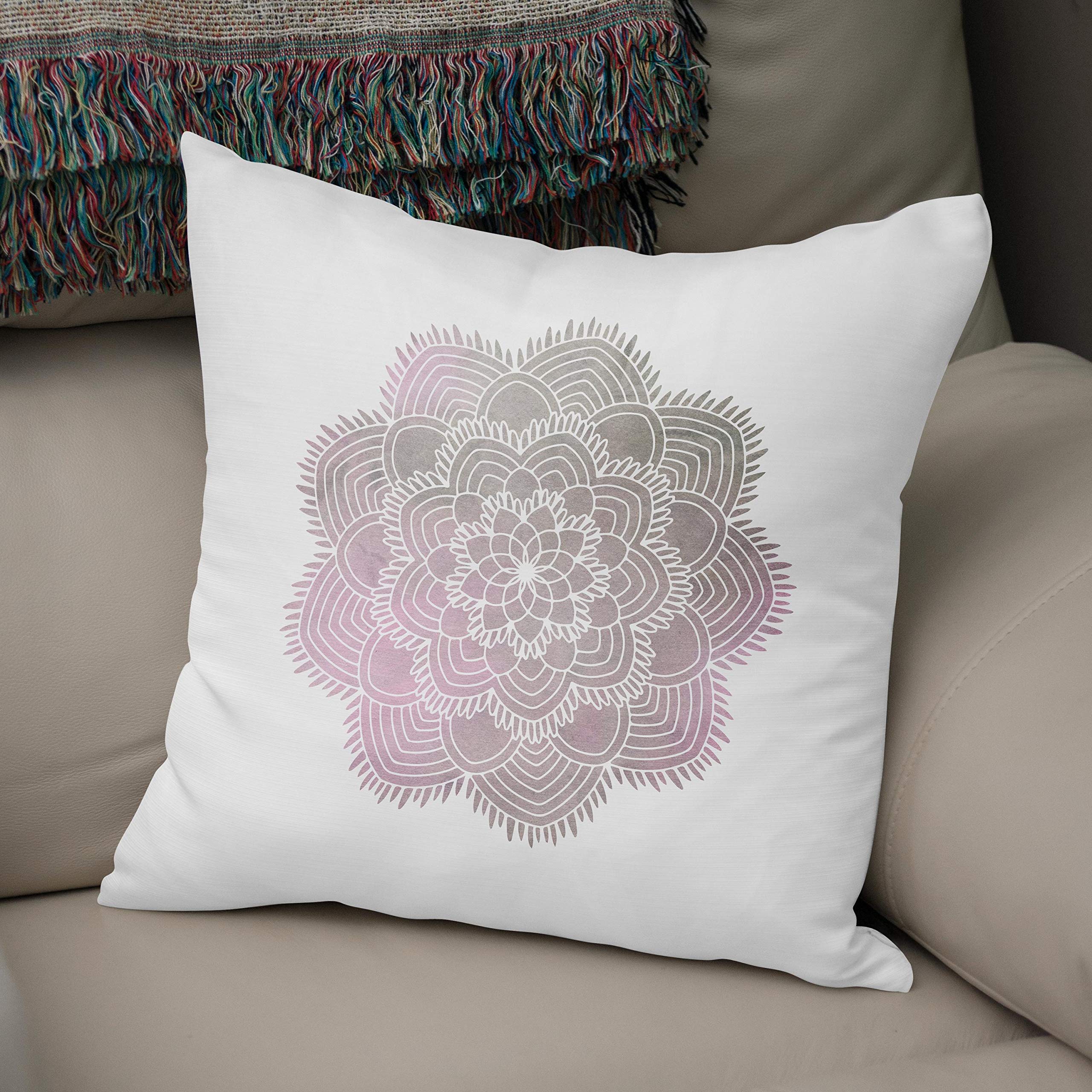 Bonamaison, Decorative Cushion Cover - 50% Cotton 50% Polyester - 43x43cm - Designed and Manufactured in Turkey