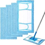 Zeltauto Reusable Mop Pads for Flash Speed Mop 4 Pack Microfibre view 8