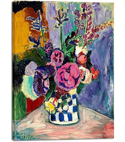 Amazon.com: Henri Matisse《Flowers and Fruit》Abstract Home