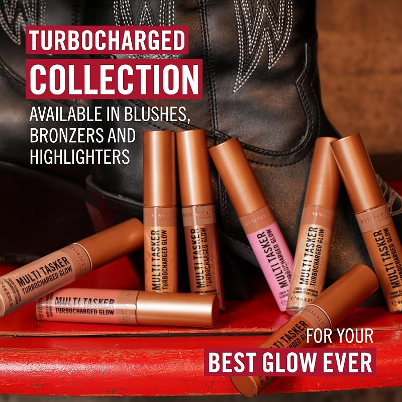 Rimmel Multi Tasker Turbocharged Glow Illuminante 002 Rosy Rebel