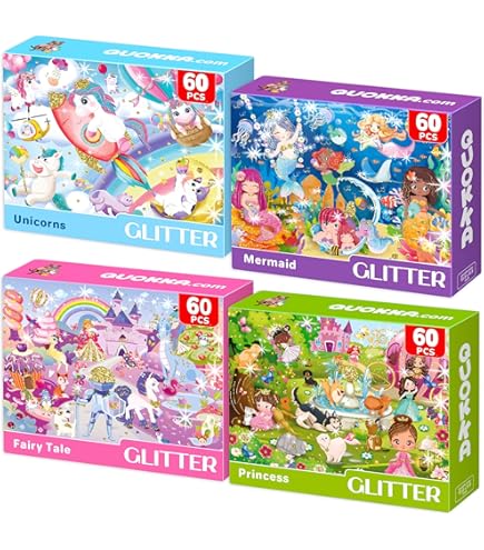 ユニコーンフォレスト 36ピースジグソーパズル Crocodile Creek 4075-5 Unicorn Forest 36 Piece Jigsaw Floor Puzzle