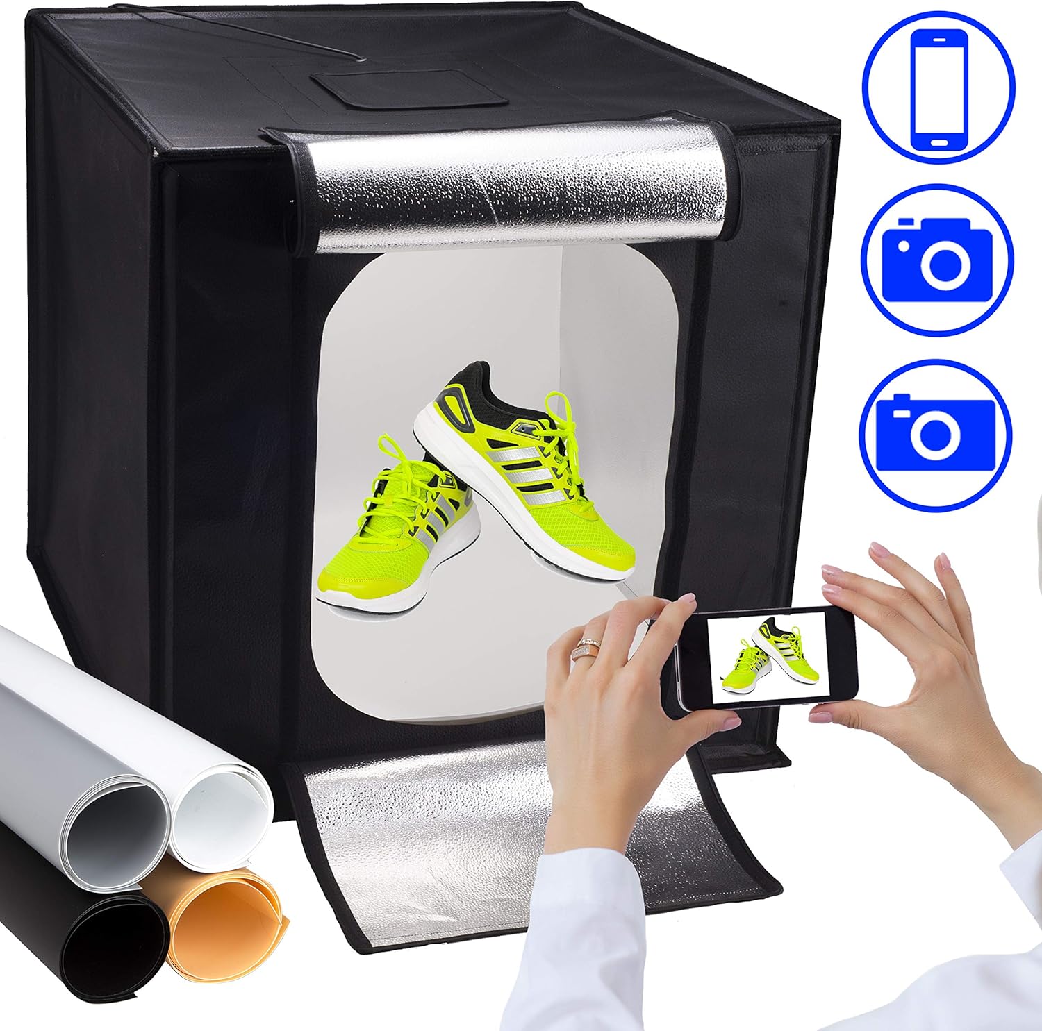 Photo Studio Tent Mini Light Box Tent Pop Up Portable Amazon.co.uk