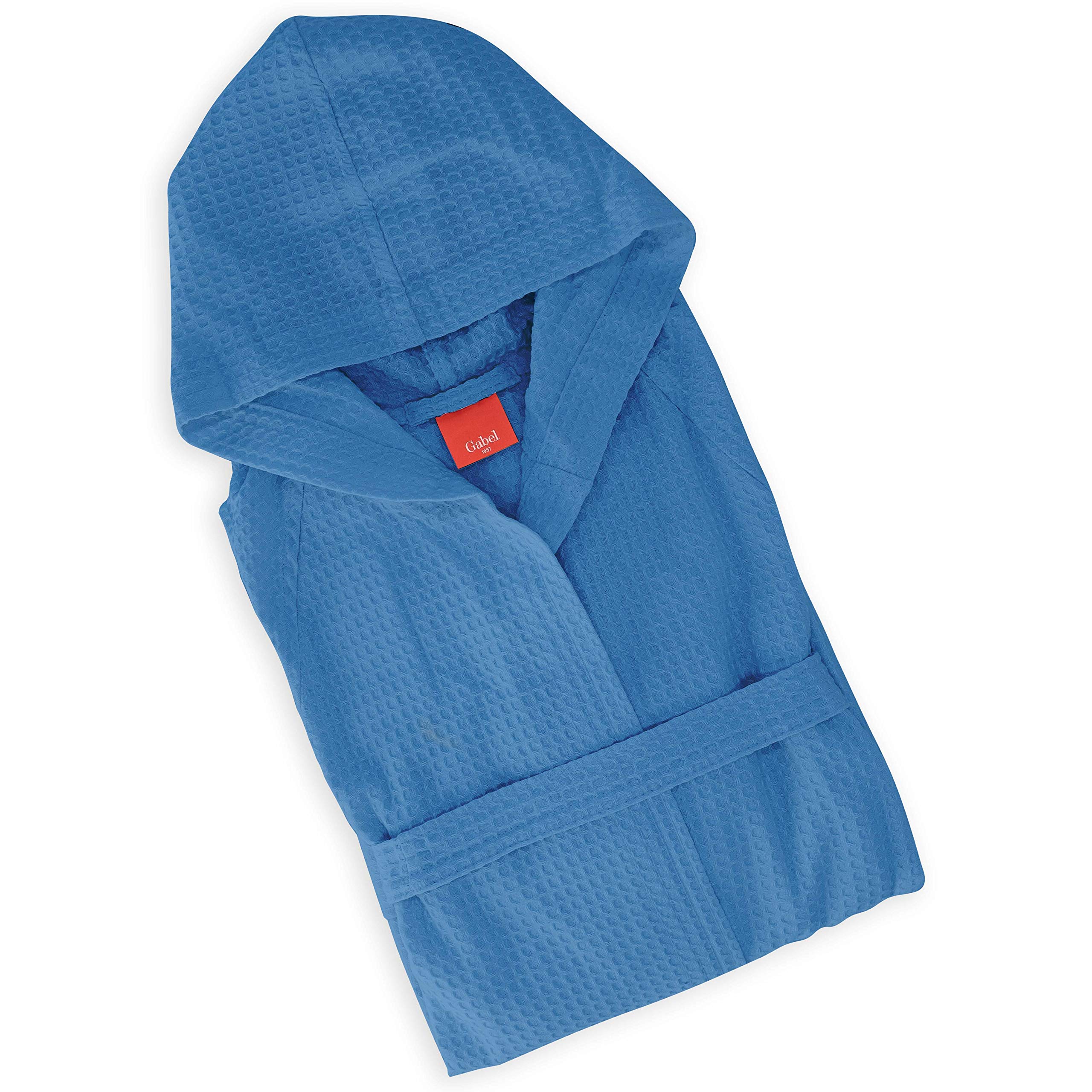 Gabel Golf Bathrobe with Hood, 275 Cornflower blue, M