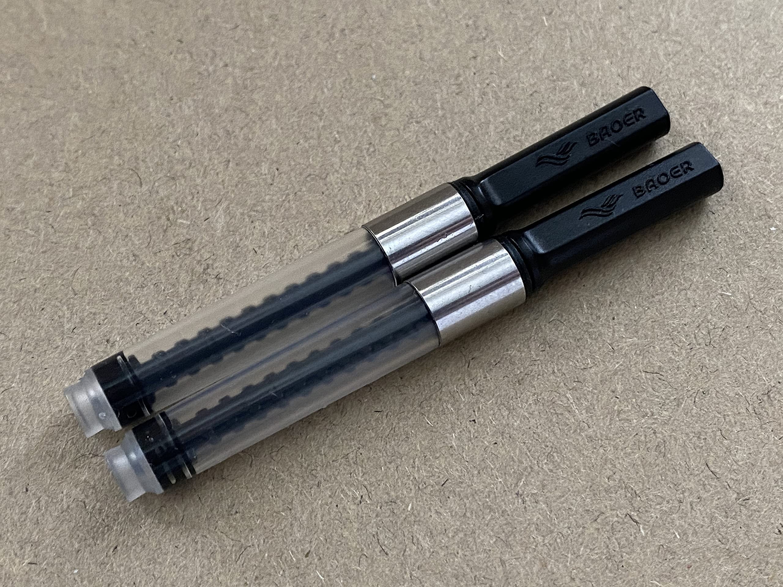 2pcs Jinhao Baoer Fountain Pen Bottled Ink Converters - International Cartridge Convertors 2.6mm Bore fits Jinhao, Baoer, Fuliwen, Duke and 95% Chinese Pens