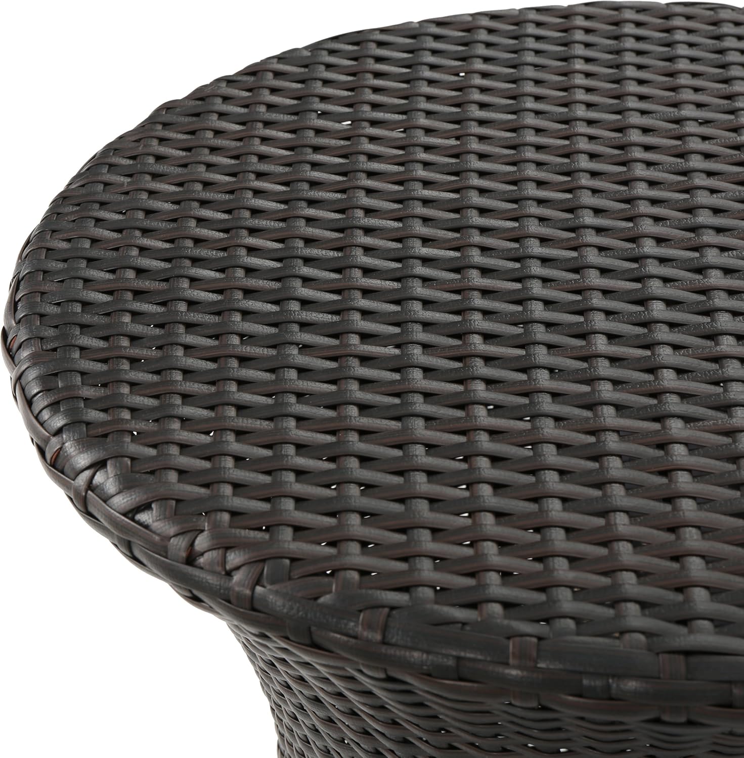 Christopher Knight Home Adriana Outdoor Wicker Accent Table, Multibrown : Garden & Outdoor