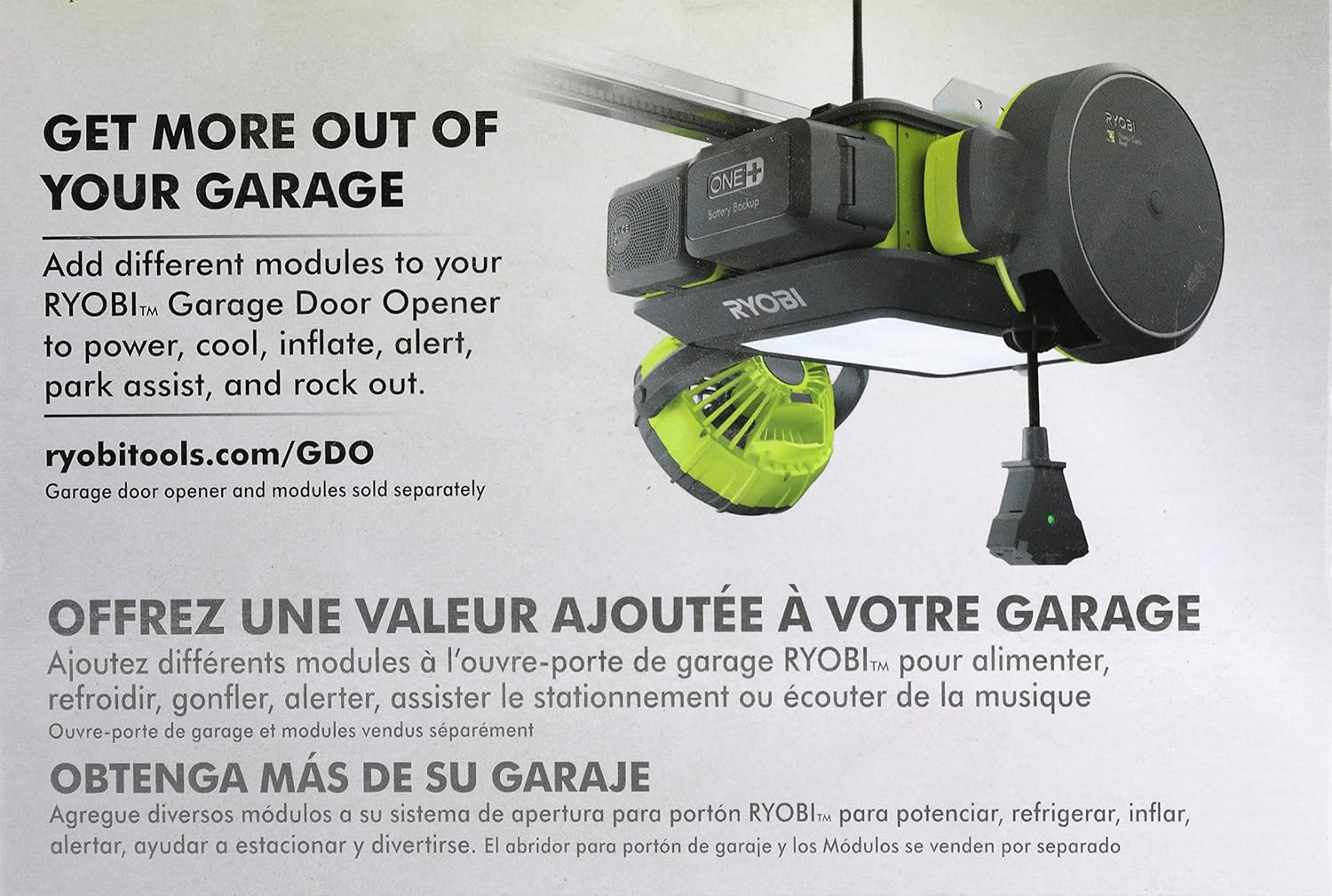 Ryobi Gdm222 Garage Laser Parking Assist Module Accessory For Ryobi Garage Door Openers