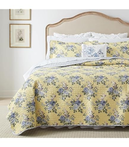 Amazon.com: Laura Ashley Home - Twin Duvet Cover Set, Cotton