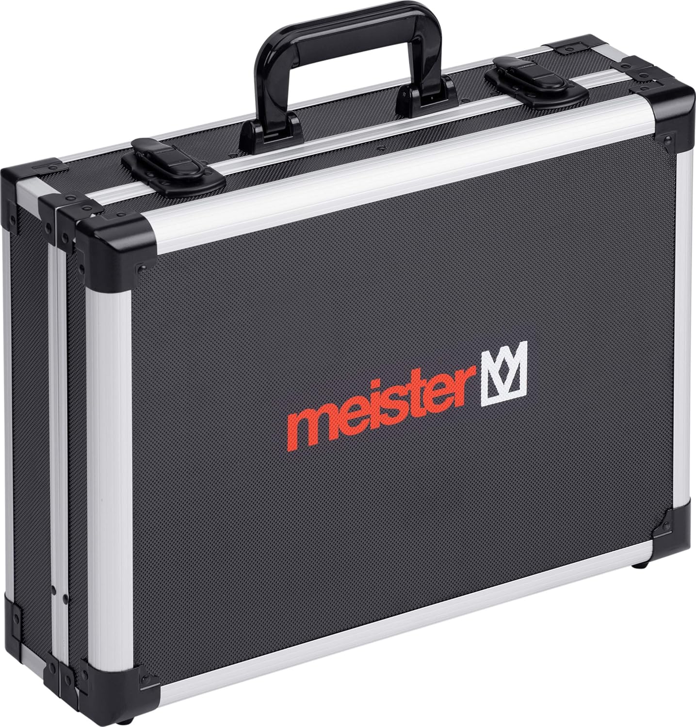 Meister 9095070 Empty Tool Box 460 X 320 X 140 Mm Individual Compartments 15 Tool Pockets With Rubber Bands 15 Kg Load Capacity Sturdy Aluminium