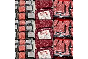 MARBLE 57° CERTIFIED WAGYU GROUND STEAK! 5 POUNDER! 5, 1 POUND PACKS