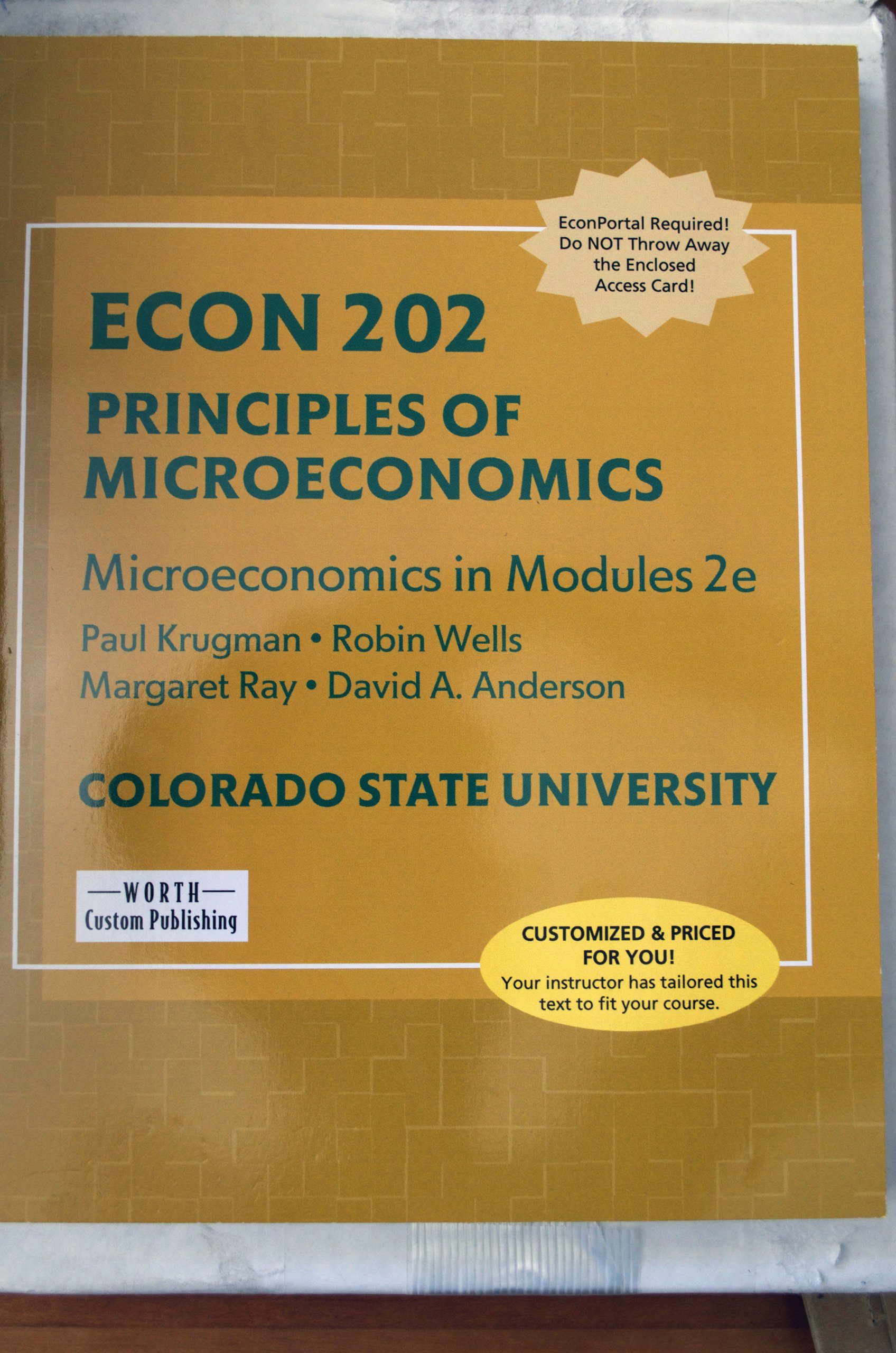 Econ 202 Principles Of Microeconomics Robin Wells Margaret - 