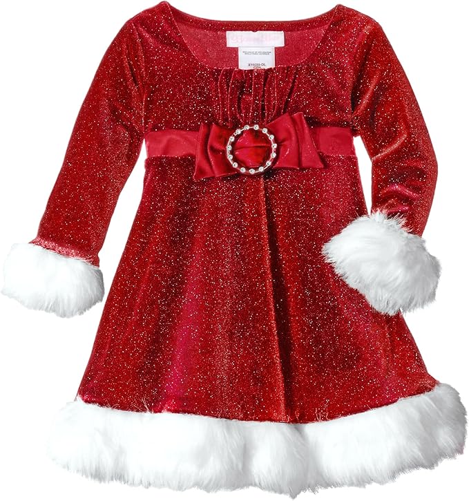 baby girl bonnie jean velvet plaid dress