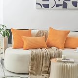 Home Brilliant Orange Cushion Covers 45x45 cm Set of 2 view 3