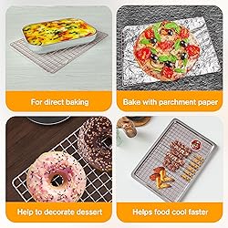 2-Pack Cooling Racks for Cooking and Baking - 10" x