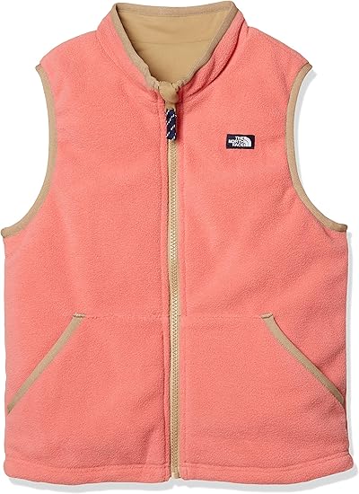 Amazon ザノースフェイス リバーシブルバスクベスト Reversible Bask Vest キッズ フェデットローズ 日本 1 日本サイズ1 相当 アウトドア ボーイズ 通販