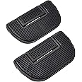 Kuryakyn 4357 Motorcycle Foot Control Component: Ribbed Folding Boards for Driver or Passenger Floorboards, Wrinkle Black, 1 Pair