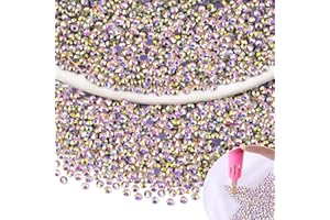 TINKRSTUFF 4000Pcs Hotfix Rhinestones for Clothing, Crystal AB SS10 Iron On Flatback Glass Gems, Bedazzler Crystals Rhinestones for Crafting Clothes Hats Shoes Fabric Bedazzling Decor Nail Art